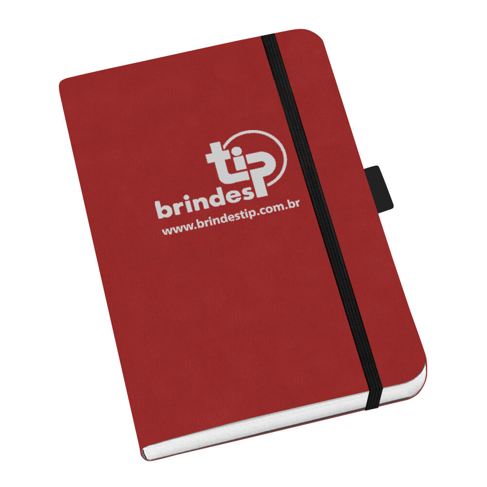 Bloco de Notas Personalizado Tipskine Branco Pautado capa Lagos 351LA