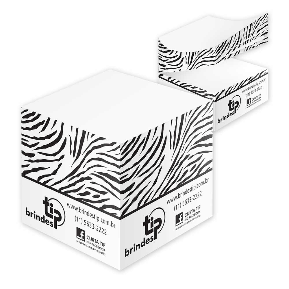 Bloco de Notas Personalizado Cubão de Papel 341X