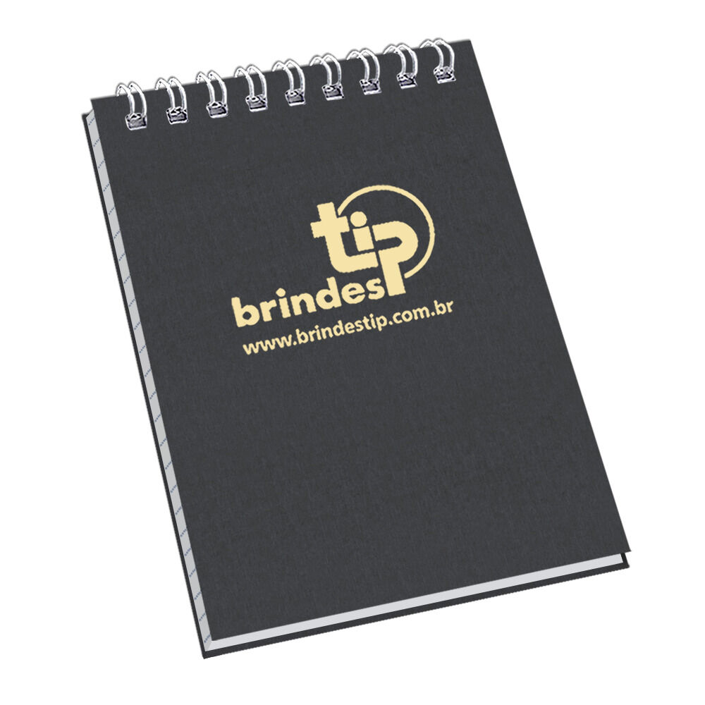 Bloco de Notas Personalizado  Mini Bloco Pautado c/ garratip, capa Platinotip 345PL