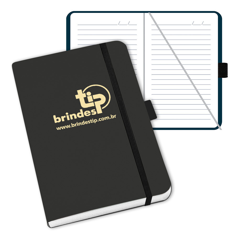 Bloco de Notas Personalizado Tipskine Branco Pautado capa Sevilha 351SV